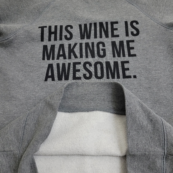 Brunette The Label "This Wine Is Making Me Awesome" sweater - Picture 6 of 6